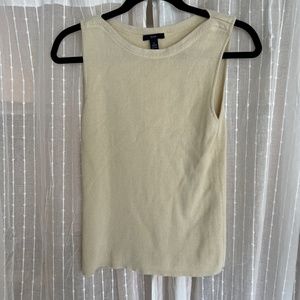 Cream Knit Vest